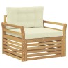 Canapé d’extérieur Polyester Blanc 641226641226