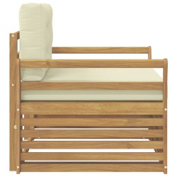Canapé d’extérieur Polyester Blanc 641226641226