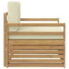 Canapé d’extérieur Polyester Blanc 641226641226