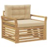 Canapé d’extérieur Polyester Blanc 641228641228