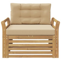 Canapé d’extérieur Polyester Blanc 641228641228