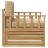 Canapé d’extérieur Polyester Blanc et beige 641230641230