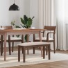 Banc 90 cm marron bois massif caoutchouc 641231641231