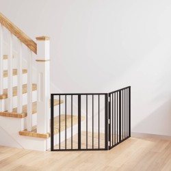 Porte pour chien 2 pcs Noir 60 x 60 cm Acier galvanisé 641232641232