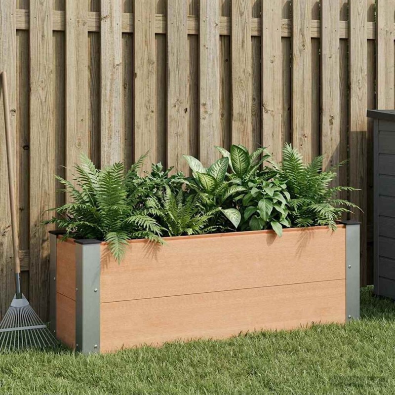 Jardinière surélevée Marron 100 x 30 x 36 cm 641233641233