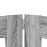 Porte de chien pliable avec supports 6 pcs Sonoma gris 362 cm 641234641234