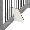 Porte de chien pliable avec supports 6 pcs Sonoma gris 602 cm 641237641237