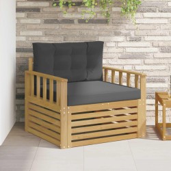 Canapé d’extérieur Polyester Blanc 641241641241
