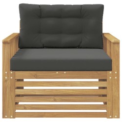 Canapé d’extérieur Polyester Blanc 641241641241