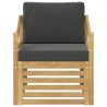 Canapé d’extérieur Polyester Blanc et anthracite 641246641246