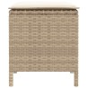 Pouf de Jardin 2 Pièce Beige et crème 38 x 38 x 45 cm Rotin PE 641252641252