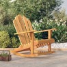 Chaise à bascule de jardin Adirondack bois de teck solide 641260641260