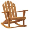 Chaise à bascule de jardin Adirondack bois de teck solide 641260641260
