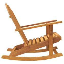 Chaise à bascule de jardin Adirondack bois de teck solide 641260641260