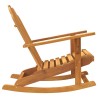 Chaise à bascule de jardin Adirondack bois de teck solide 641260641260