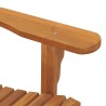 Chaise à bascule de jardin Adirondack bois de teck solide 641260641260