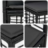 Ensemble de canapés d'extérieur 8 pcs Noir et Gris foncé 641263641263