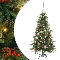 Sapin de Noël Artificiel à Branches Articulées Vert 120 cm 641279641279