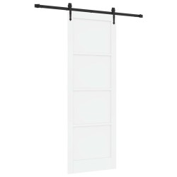 Porte coulissante ORKDAL Blanc et noir 83 x 232 cm 641282641282