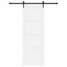 Porte coulissante ORKDAL Blanc et noir 83 x 232 cm 641282641282