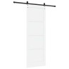 Porte coulissante ORKDAL Blanc et noir 83 x 232 cm 641282641282
