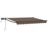 Store rétractable manuel avec LEDs Taupe 641284641284