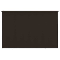 Store roulant d'extérieur 355 (l) x 230 (H) cm marron HDPE 641285641285
