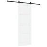 Porte coulissante ORKDAL Blanc 83 x 232 cm Bois de pin massif 641286641286