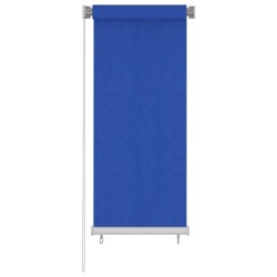Store roulant d'extérieur 65 (l) x 140 (H) cm HDPE bleu 641288641288