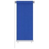Store roulant d'extérieur 65 (l) x 140 (H) cm HDPE bleu 641288641288