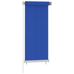 Store roulant d'extérieur 65 (l) x 140 (H) cm HDPE bleu 641288641288