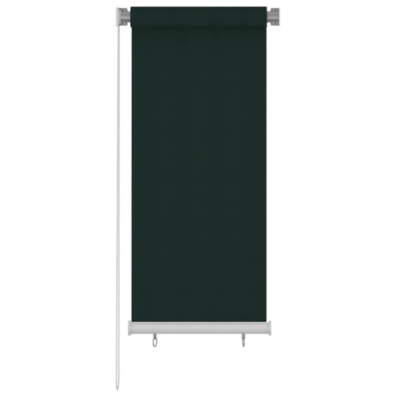Store roulant d'extérieur 65 (l) x 140 (H) cm HDPE vert foncé 641290641290