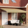 Cadre de store manuel avec LEDs Vert, Jaune, Blanc 4,5 × 3 m 641291641291