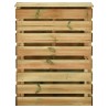 Porte coulissante ORKDAL Blanc 83 x 232 cm Bois de pin massif 641294641294