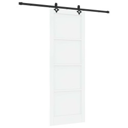 Porte coulissante ORKDAL Blanc 83 x 232 cm Bois de pin massif 641296641296