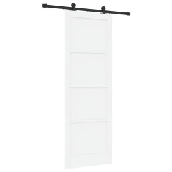 Porte coulissante ORKDAL Blanc 83 x 232 cm Bois de pin massif 641300641300