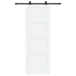 Porte coulissante ORKDAL Blanc 83 x 232 cm Bois de pin massif 641300641300