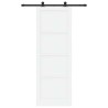 Porte coulissante ORKDAL Blanc 83 x 232 cm Bois de pin massif 641300641300