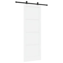 Porte coulissante ORKDAL Blanc 83 x 232 cm Bois de pin massif 641300641300