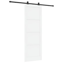 Porte coulissante ORKDAL Blanc 83 x 232 cm Bois de pin massif 641301641301