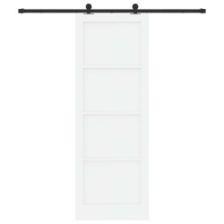 Porte coulissante ORKDAL Blanc 83 x 232 cm Bois de pin massif 641301641301