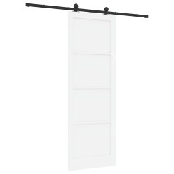 Porte coulissante ORKDAL Blanc 83 x 232 cm Bois de pin massif 641301641301