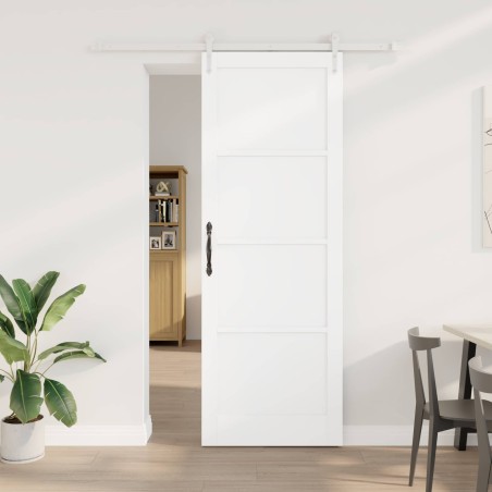 Porte coulissante ORKDAL Blanc 83 x 232 cm Bois de pin massif 641302641302