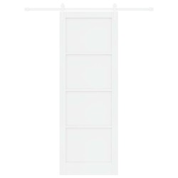 Porte coulissante ORKDAL Blanc 83 x 232 cm Bois de pin massif 641302641302