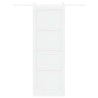 Porte coulissante ORKDAL Blanc 83 x 232 cm Bois de pin massif 641302641302
