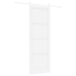 Porte coulissante ORKDAL Blanc 83 x 232 cm Bois de pin massif 641302641302