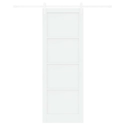 Porte coulissante ORKDAL Blanc 83 x 232 cm Bois de pin massif 641303641303