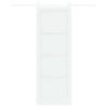 Porte coulissante ORKDAL Blanc 83 x 232 cm Bois de pin massif 641303641303