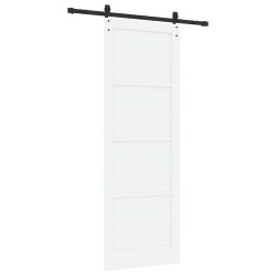 Porte coulissante ORKDAL Blanc 83 x 232 cm Bois de pin massif 641304641304