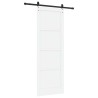 Porte coulissante ORKDAL Blanc 83 x 232 cm Bois de pin massif 641304641304
